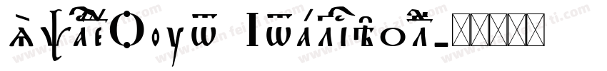 SpacedOut ItalicBold字体转换